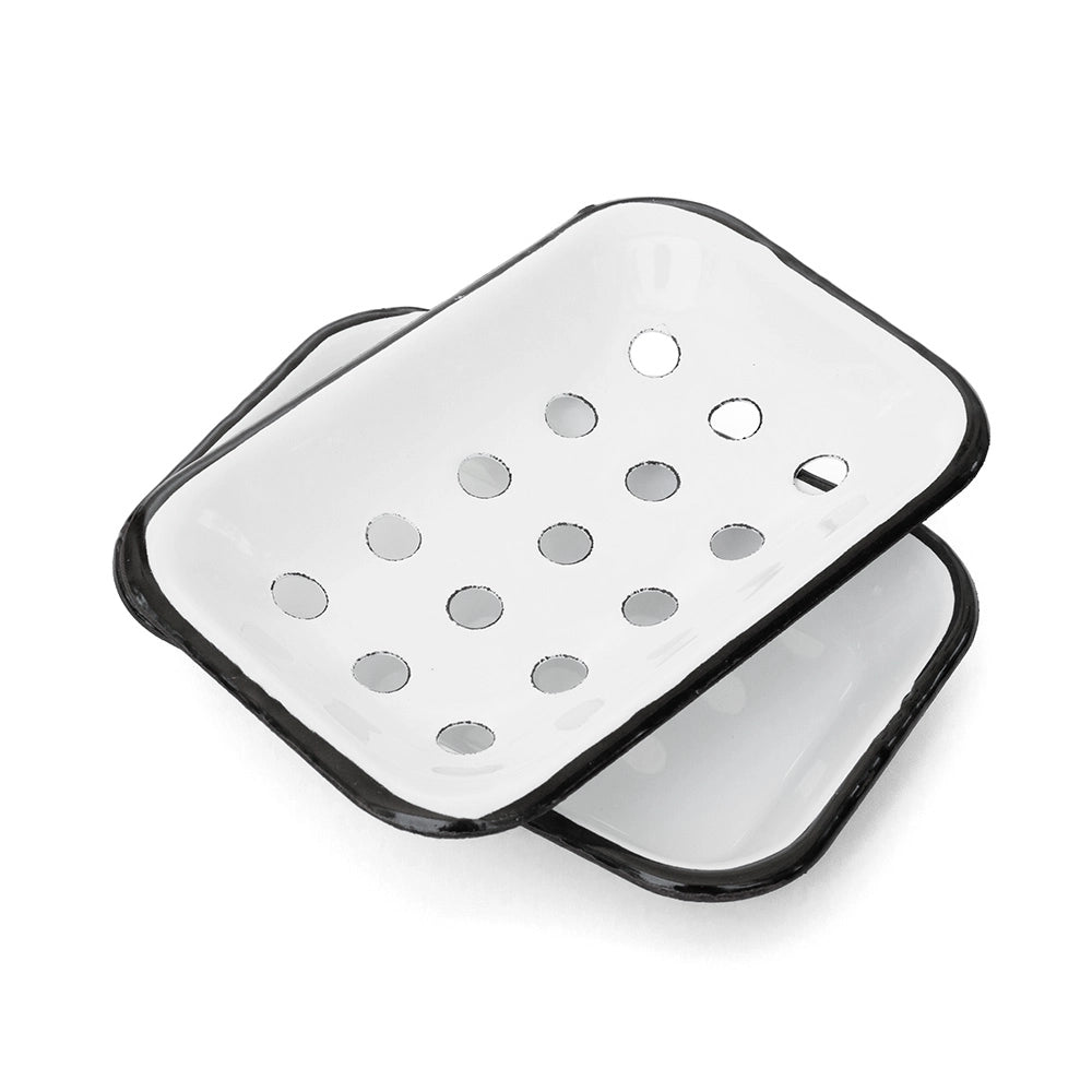 Kent of Inglewood Farmhouse Enamel Soap Dish from Kent of Inglewood