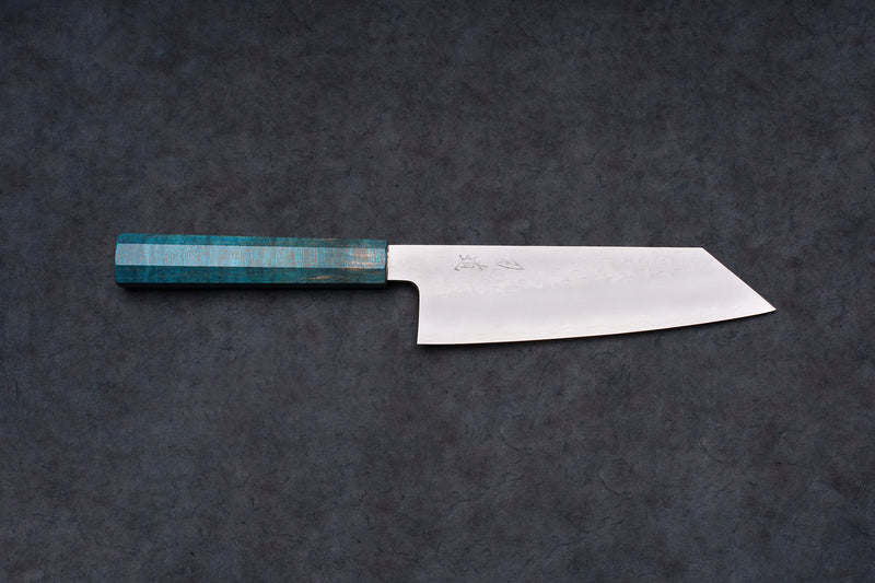 Blue Handle Hado Shiosai Bunka 180mm