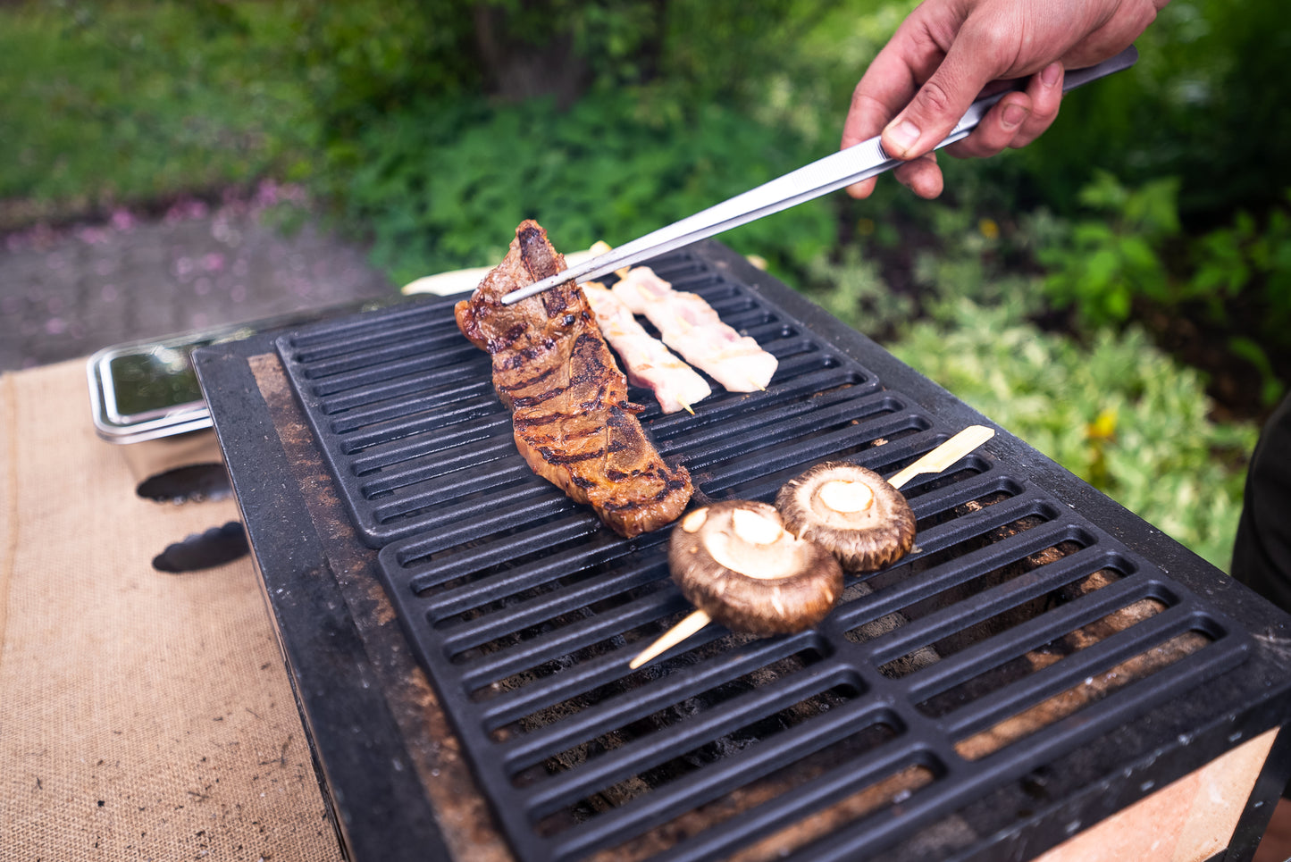 Knifewear Cast Iron Grate Replacement for Konro Grill from Knifewear