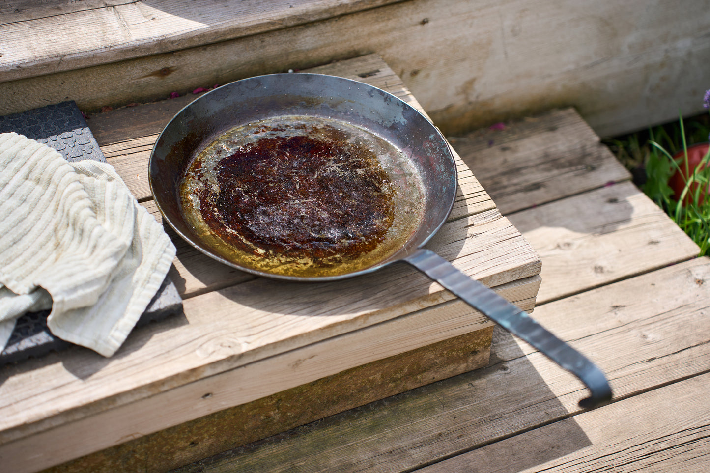 Turk Handforged 45CM Carbon Steel Frying Pan