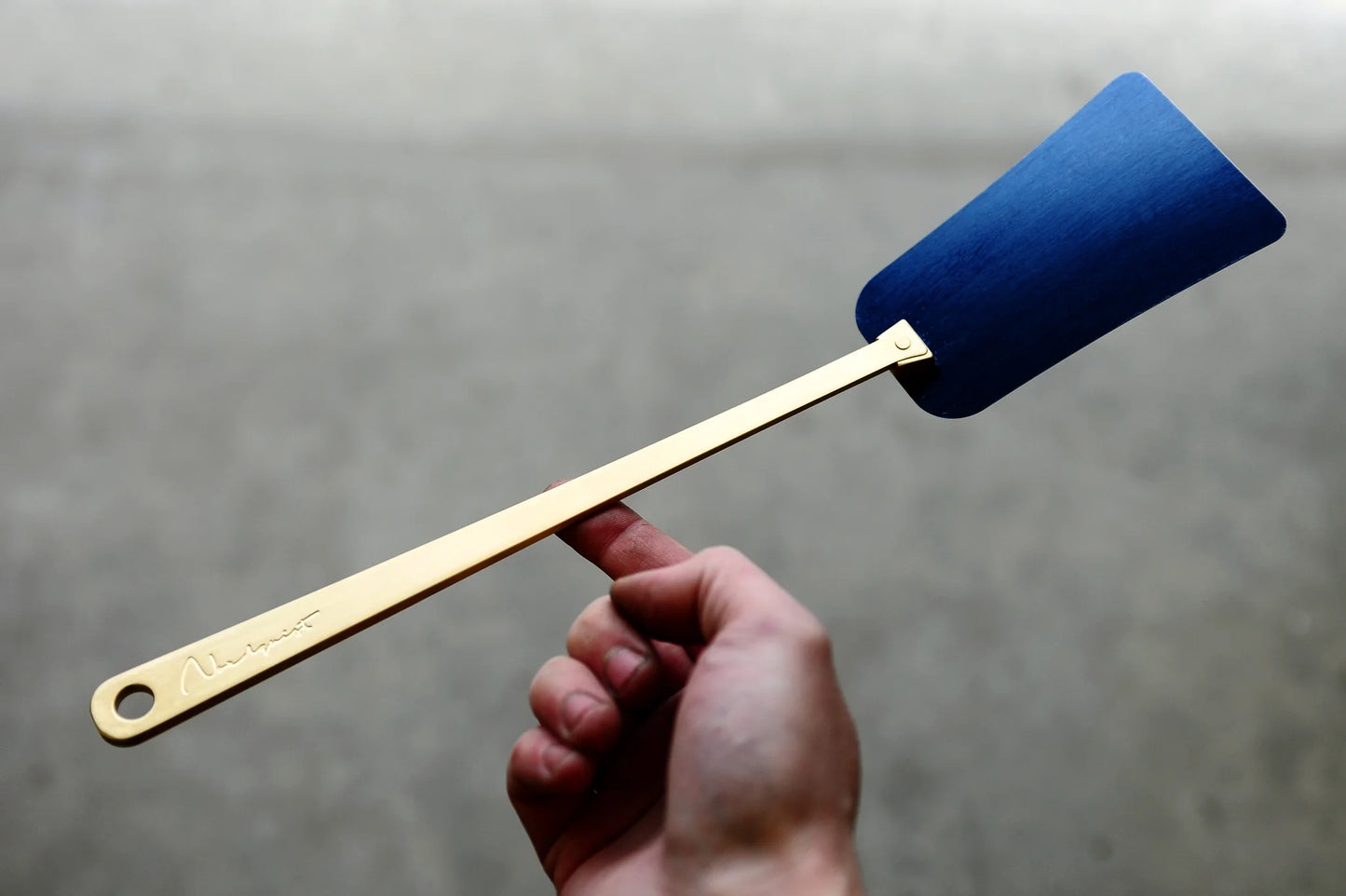 Nordquist Designs Carbon Steel and Brass Spatula from Nordquist Designs