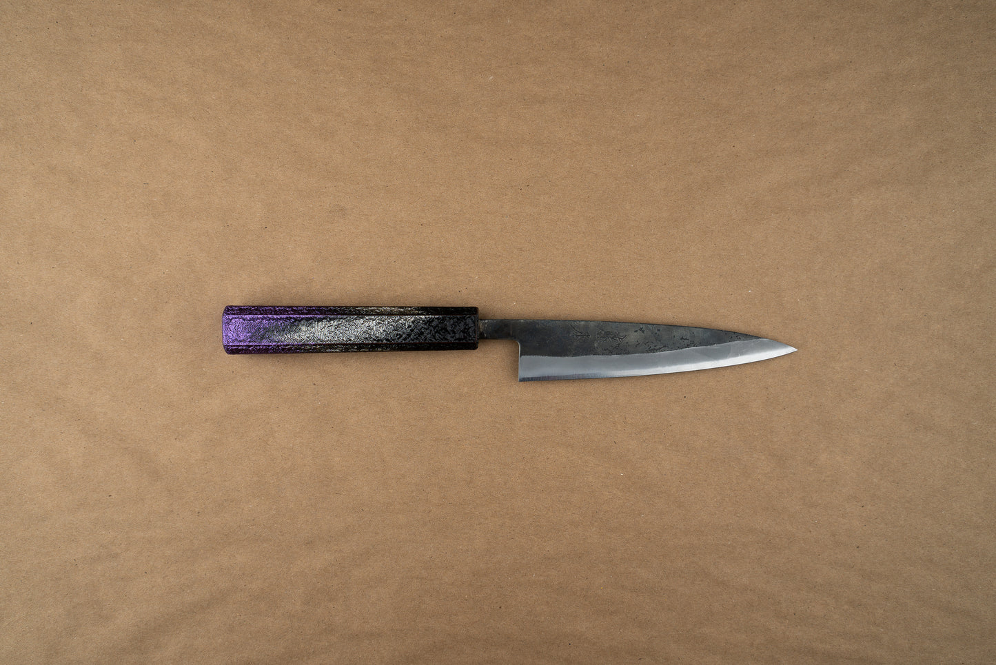 Custom Handle Fujimoto Kurouchi-Forged Petty 135mm from Fujimoto