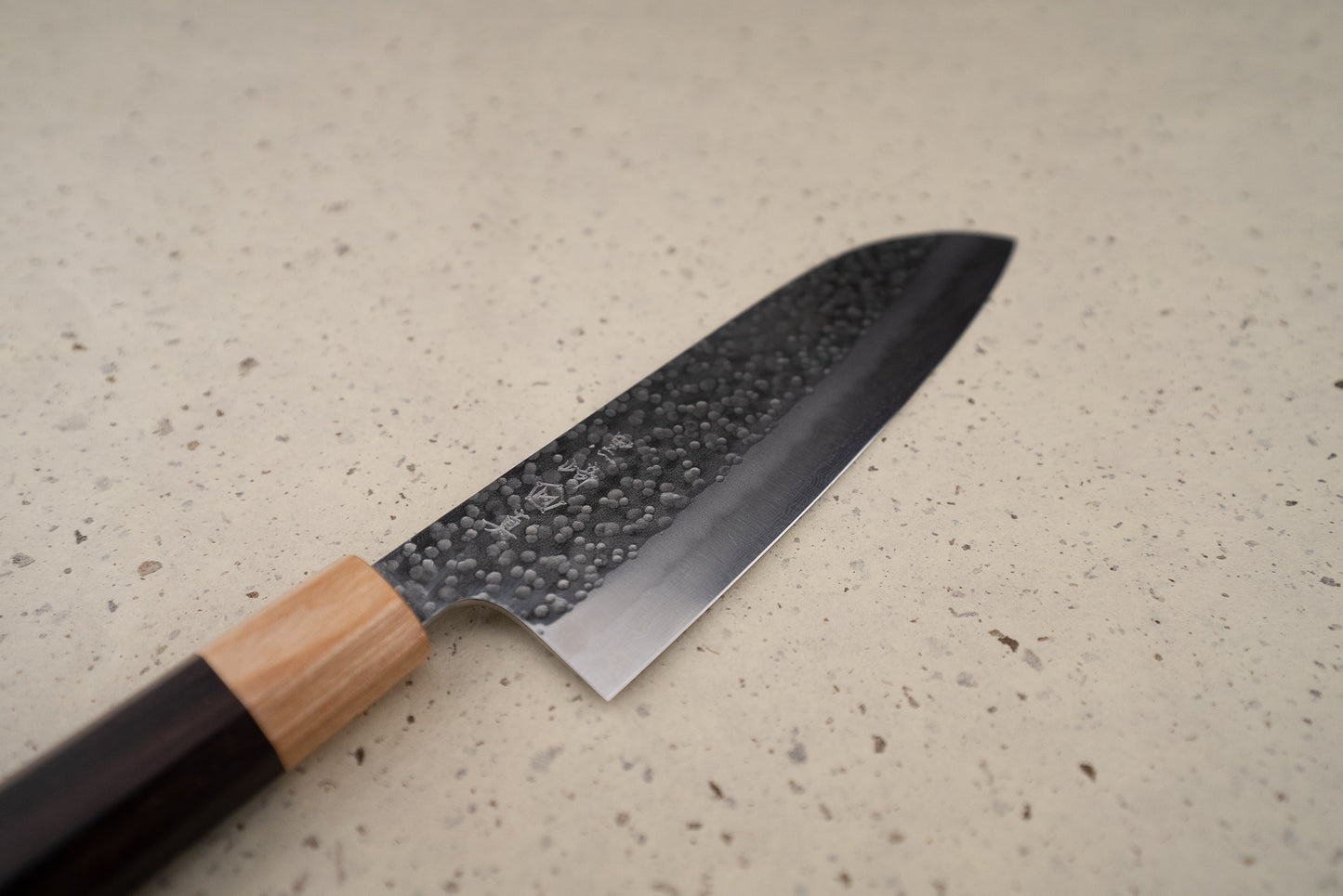 Makoto Kurosaki VG10/VG2 Coreless Tsuchime Santoku 165mm from Makoto Kurosaki