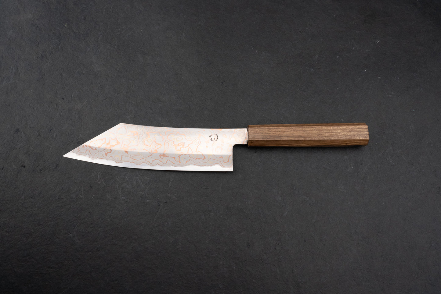 Mutsumi Hinoura V-toku Rainbow Damascus Hakata 180mm from Mutsumi Hinoura