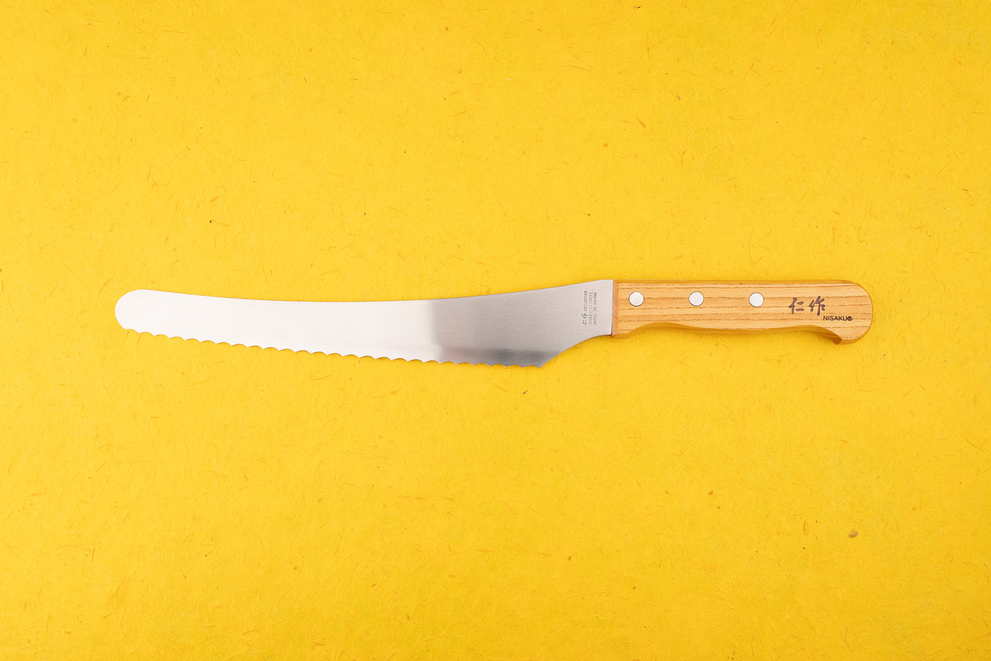Tomita Hamono Nisaku Namiba Bread Knife 210mm from Nisaku
