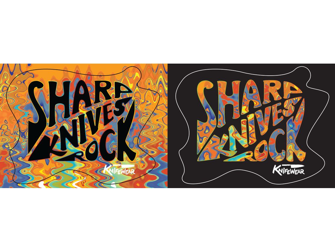 Sticker Sunday February 2025 from Knifewear Merch