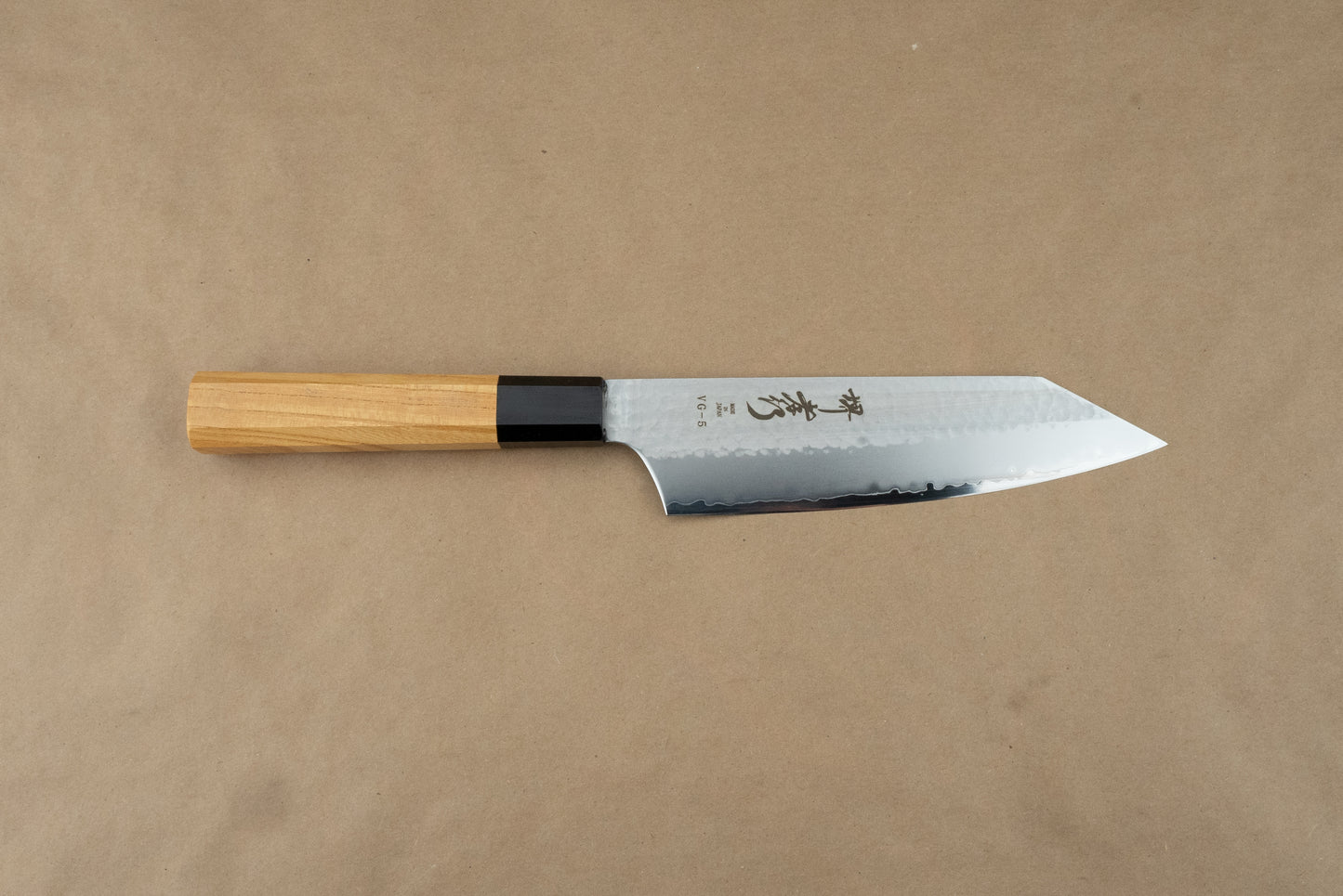 Sakai Takayuki VG5 Pro Tsuchime Wa Kengata Santoku 165mm
