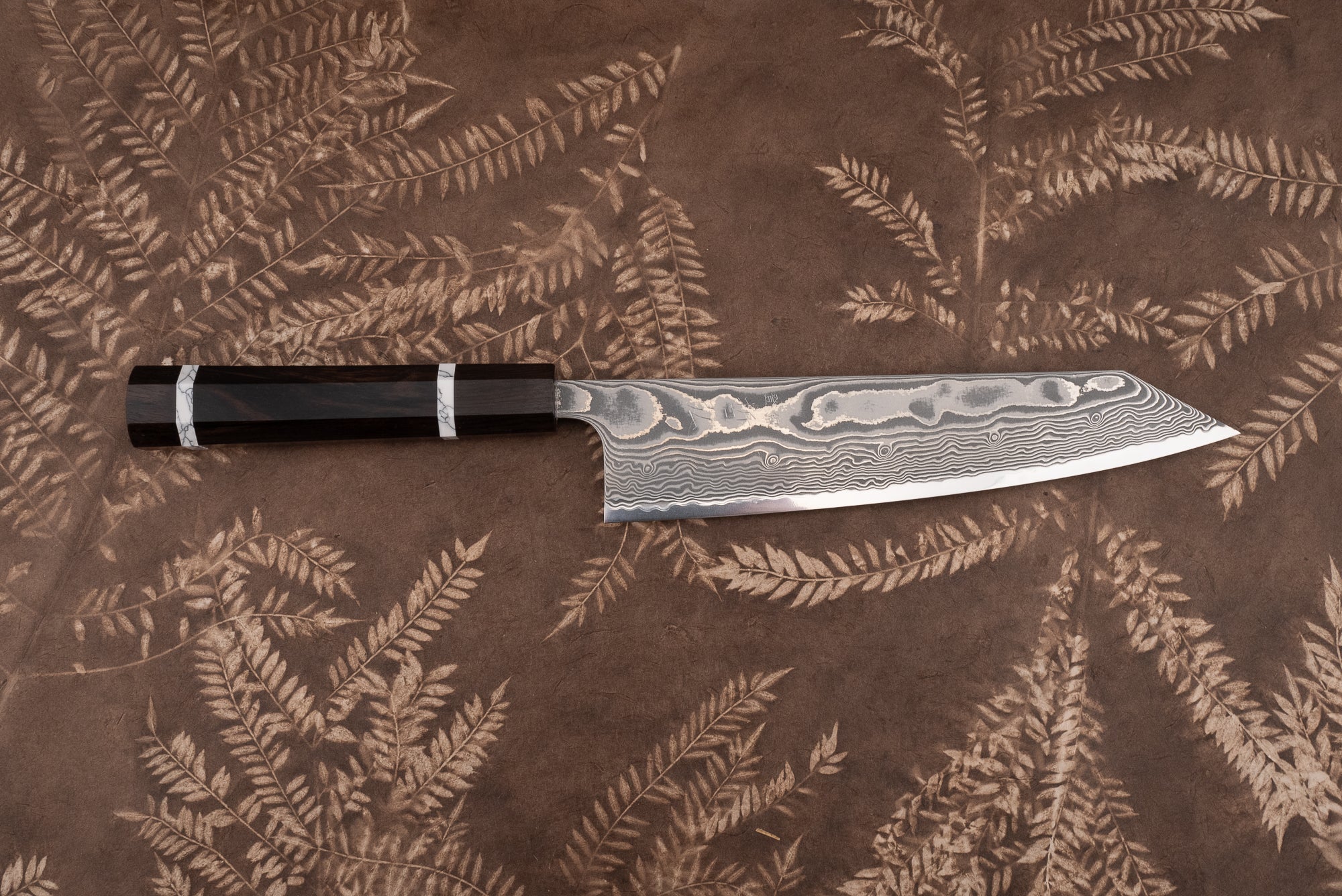 Tetsuhiro SG2 Damascus Kanko Kiritsuke Gyuto 210mm from Tetsuhiro