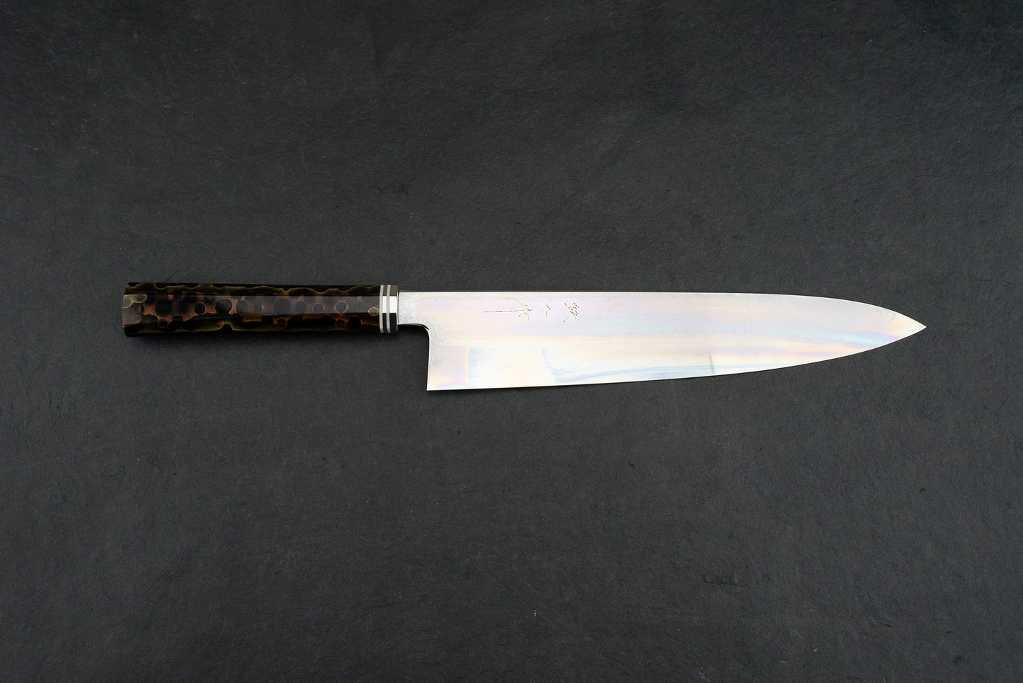 Tetsujin Hamono Aogami Honwarikomi Damascus Gyuto 270mm from Tetsujin