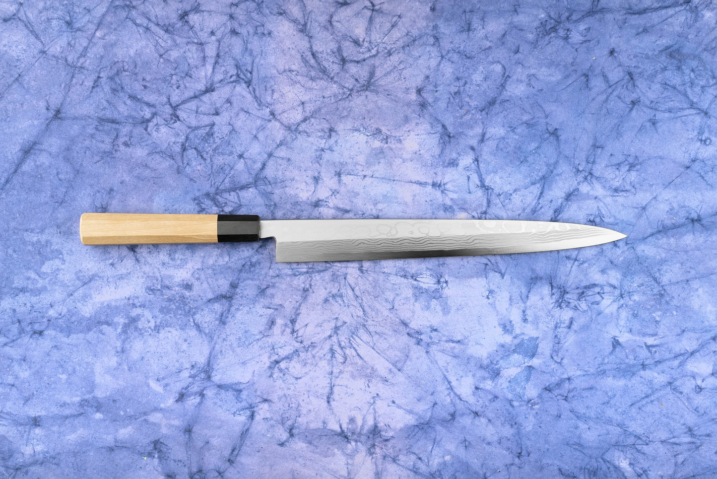 Yoshikazu Ikeda Aoniko Suminagashi Yanagiba 300mm from Hado Sakai