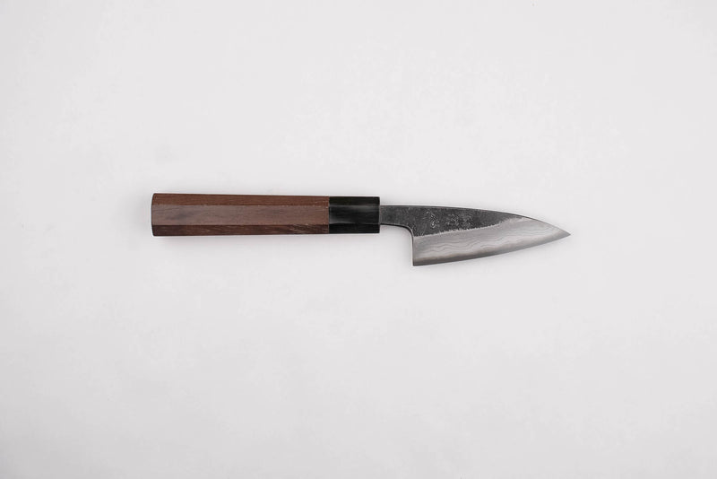 Hatsukokoro Kumokage Aogami Kurouchi Damascus Petty 80mm from Hatsukokoro