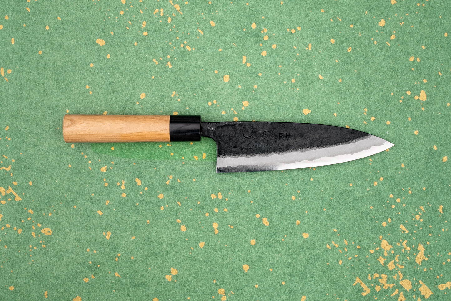 Kyohei Shindo Aogami Kurouchi Funayuki 165mm from Kyohei Shindo