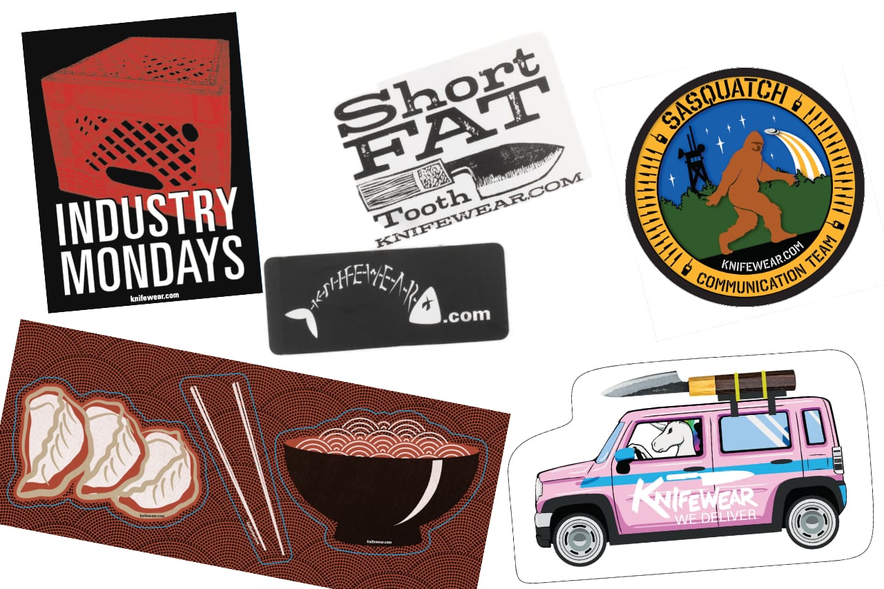 Sticker Sunday March 2025 Bundle from Knifewear Merch