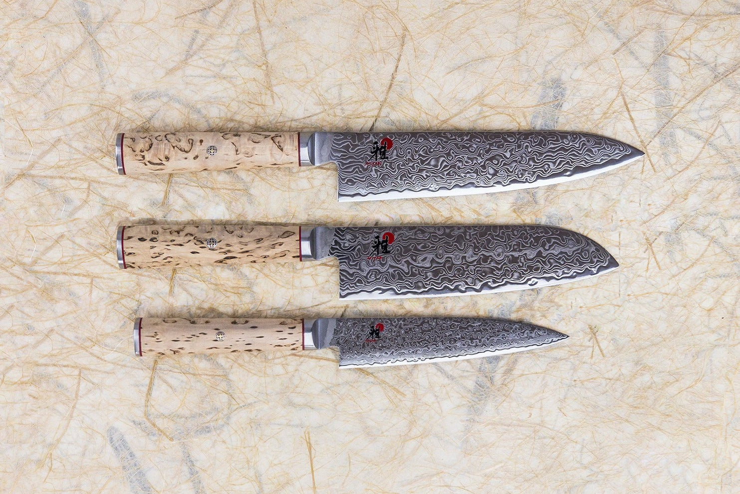 Miyabi SG2 Birchwood 3 Piece Knife Set – Knifewear - Handcrafted