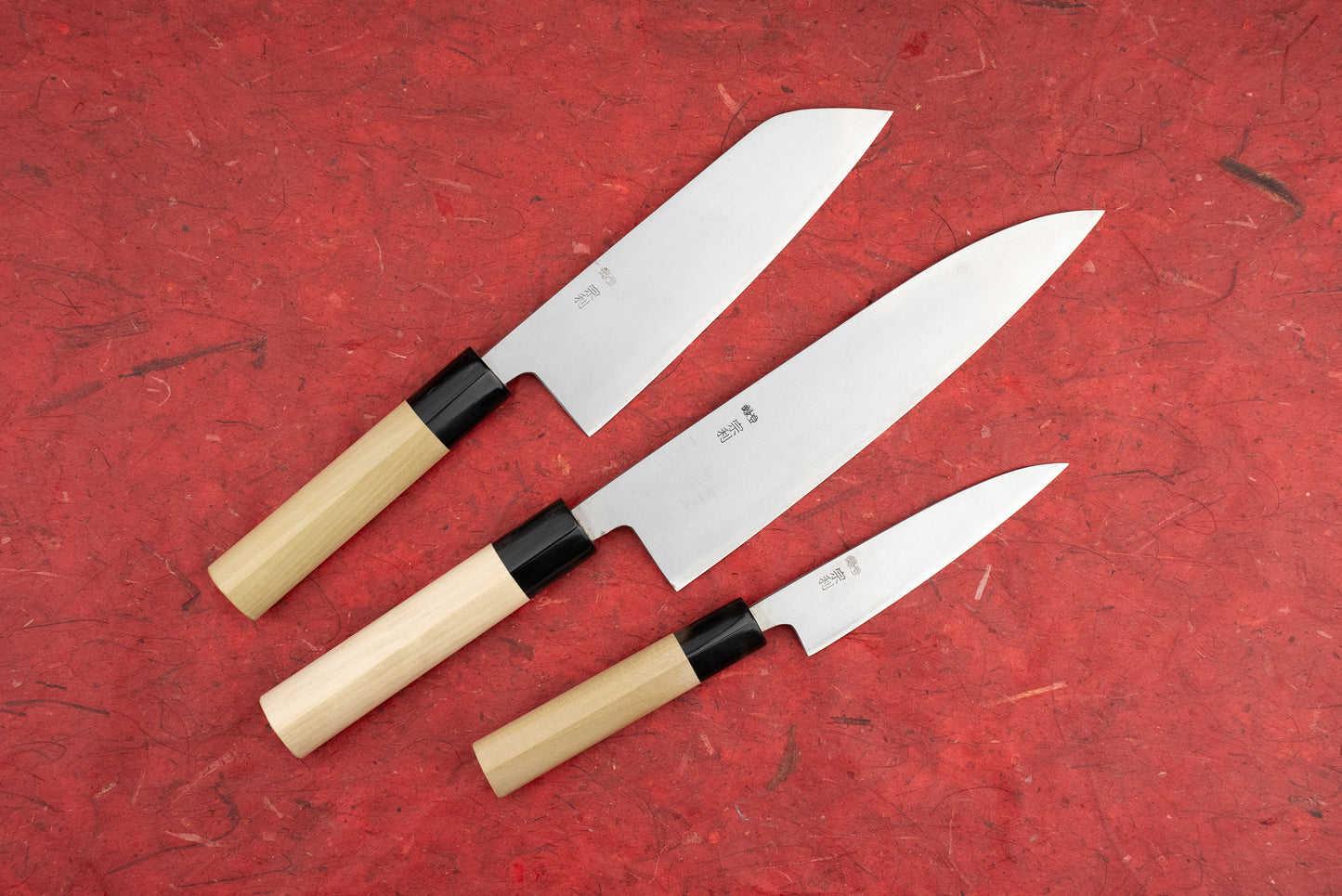Munetoshi Shirogami Migaki Knife Set from Munetoshi Hamono