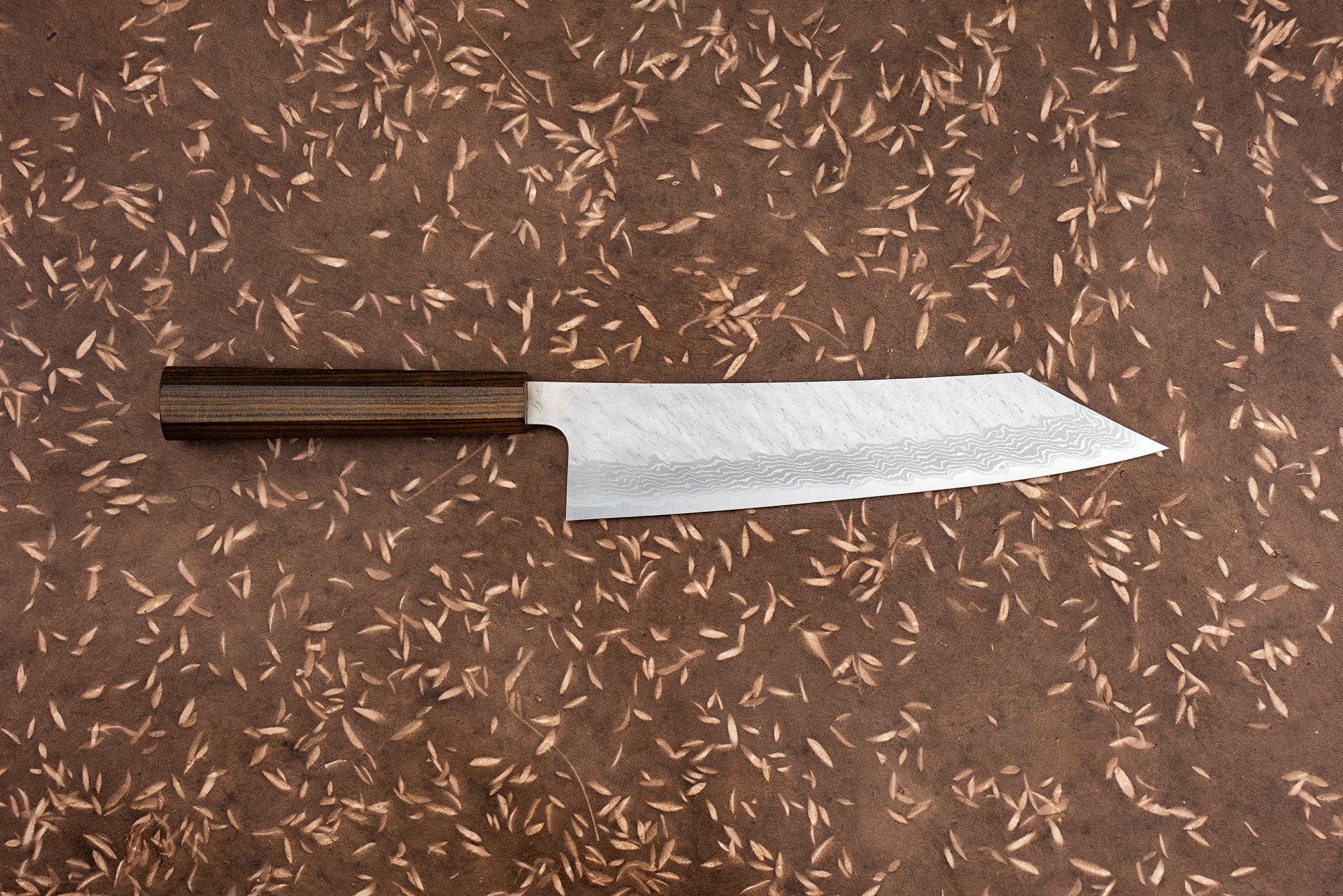 Nigara VG10 Tsuchime Damascus Kiritsuke Gyuto 240mm from Nigara Hamono