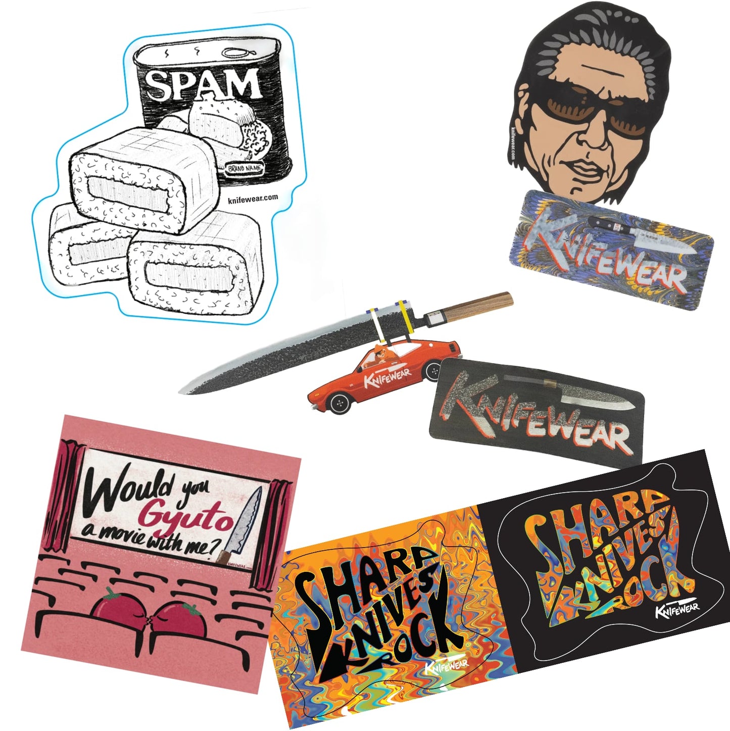 Sticker Sunday January/February 2025 Bundle from Knifewear Merch