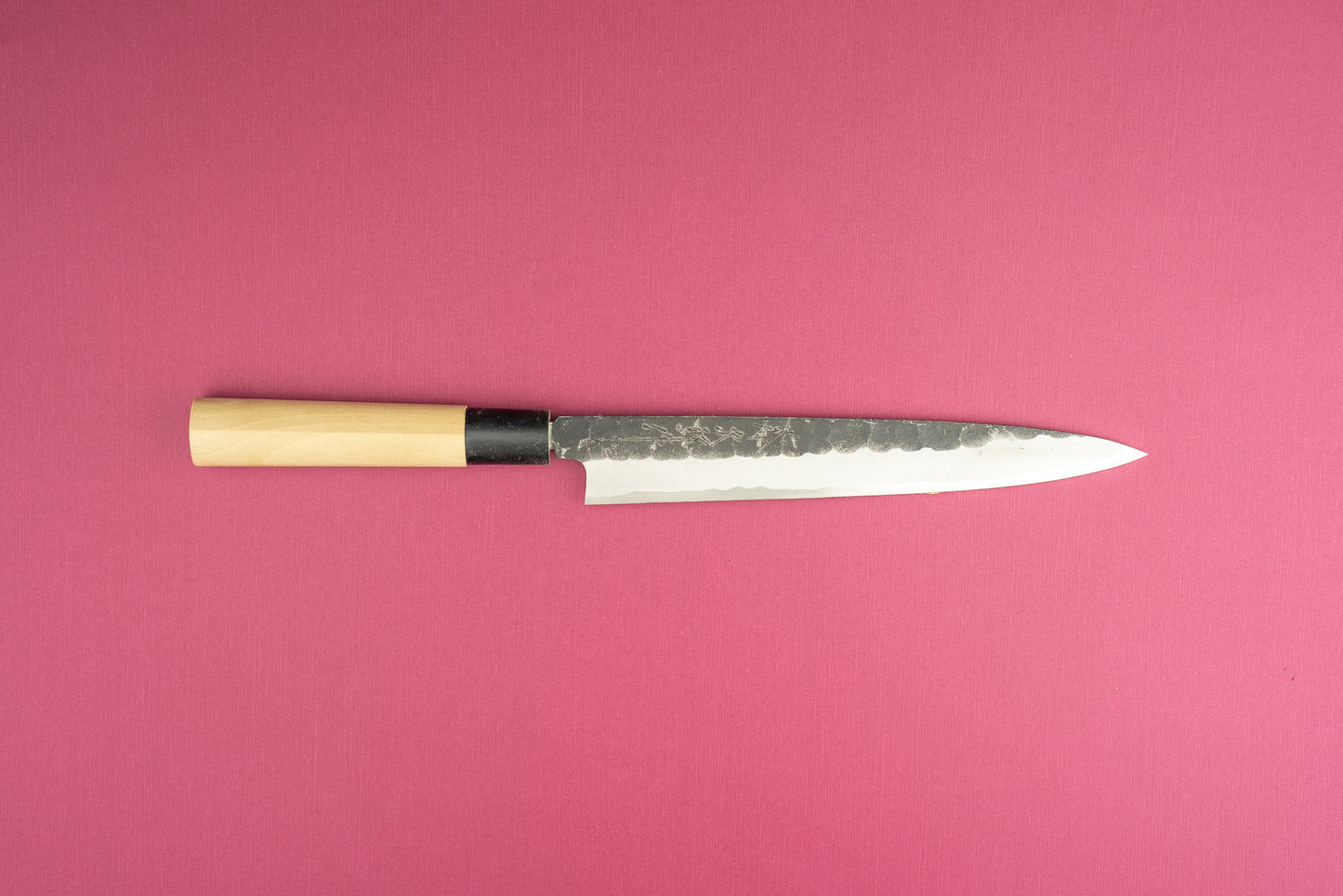 TOJIRO Shirogami Hammered Yanagiba 210mm from Tojiro