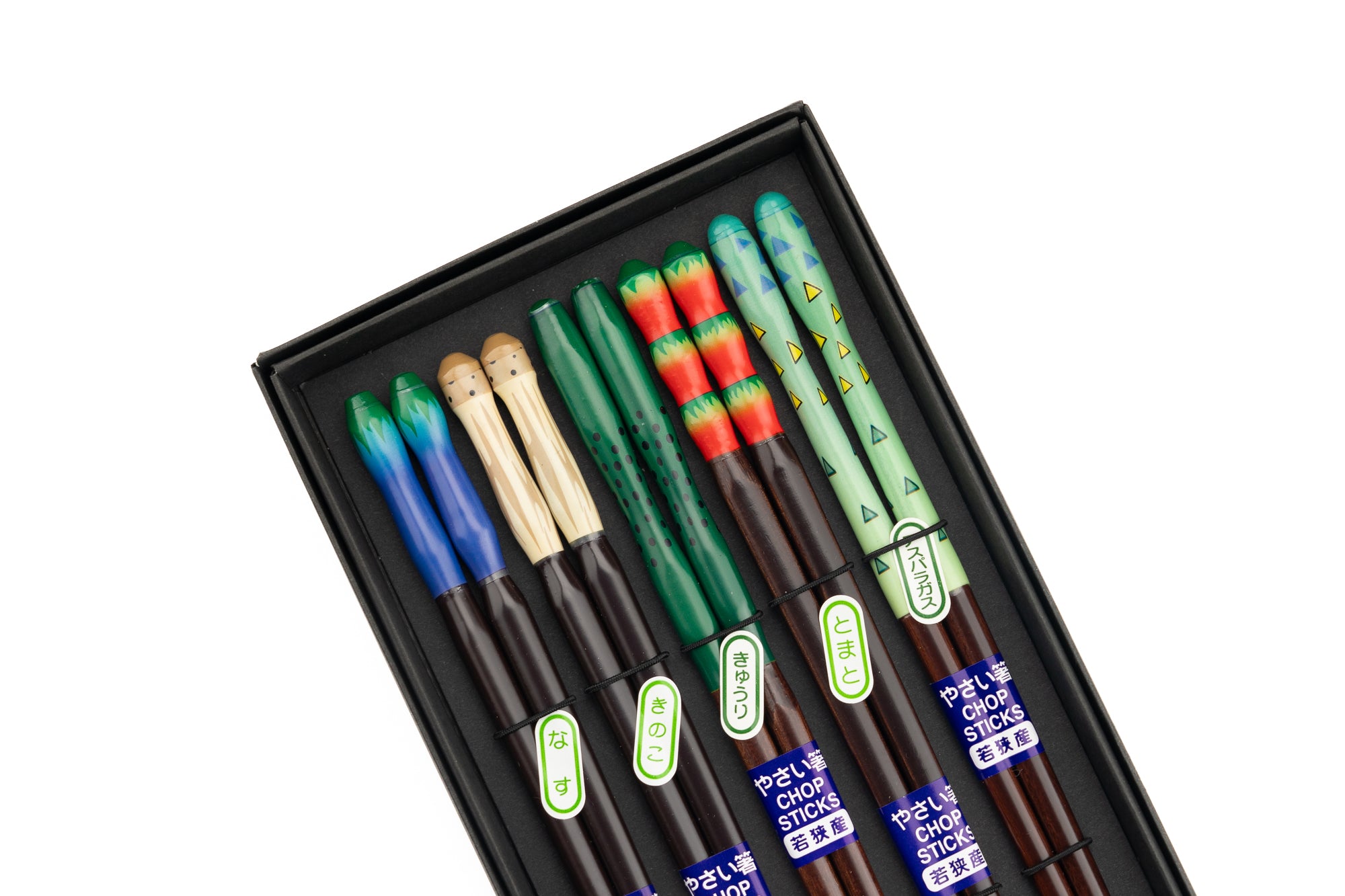 Wakasa Nuri Chopsticks Vegetable 5 piece Set