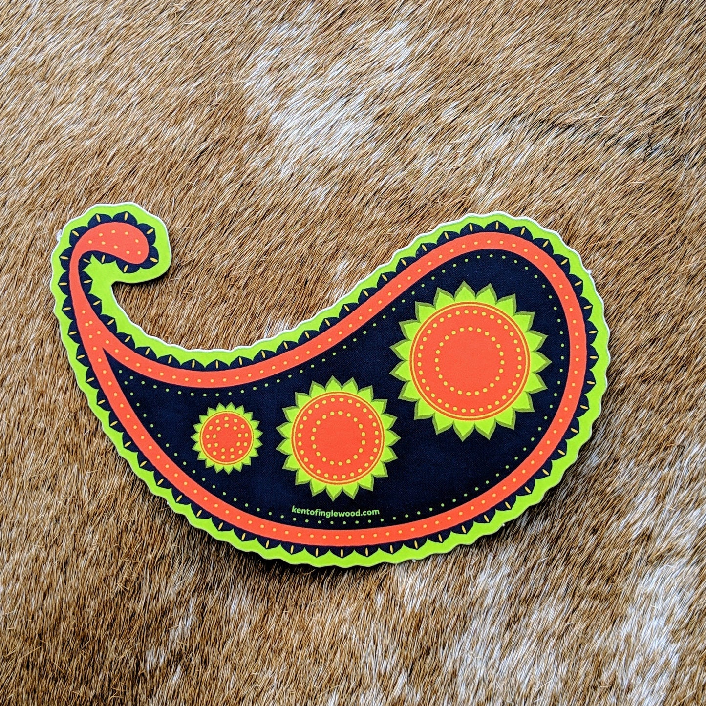 Kent of Inglewood Paisley Sticker from Knifewear