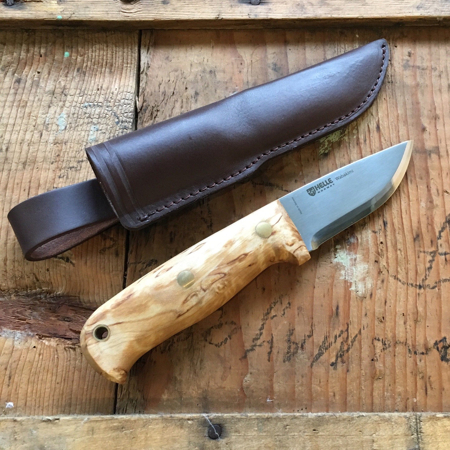 Helle Knives Wabakimi 84mm Hunting Knife from Helle
