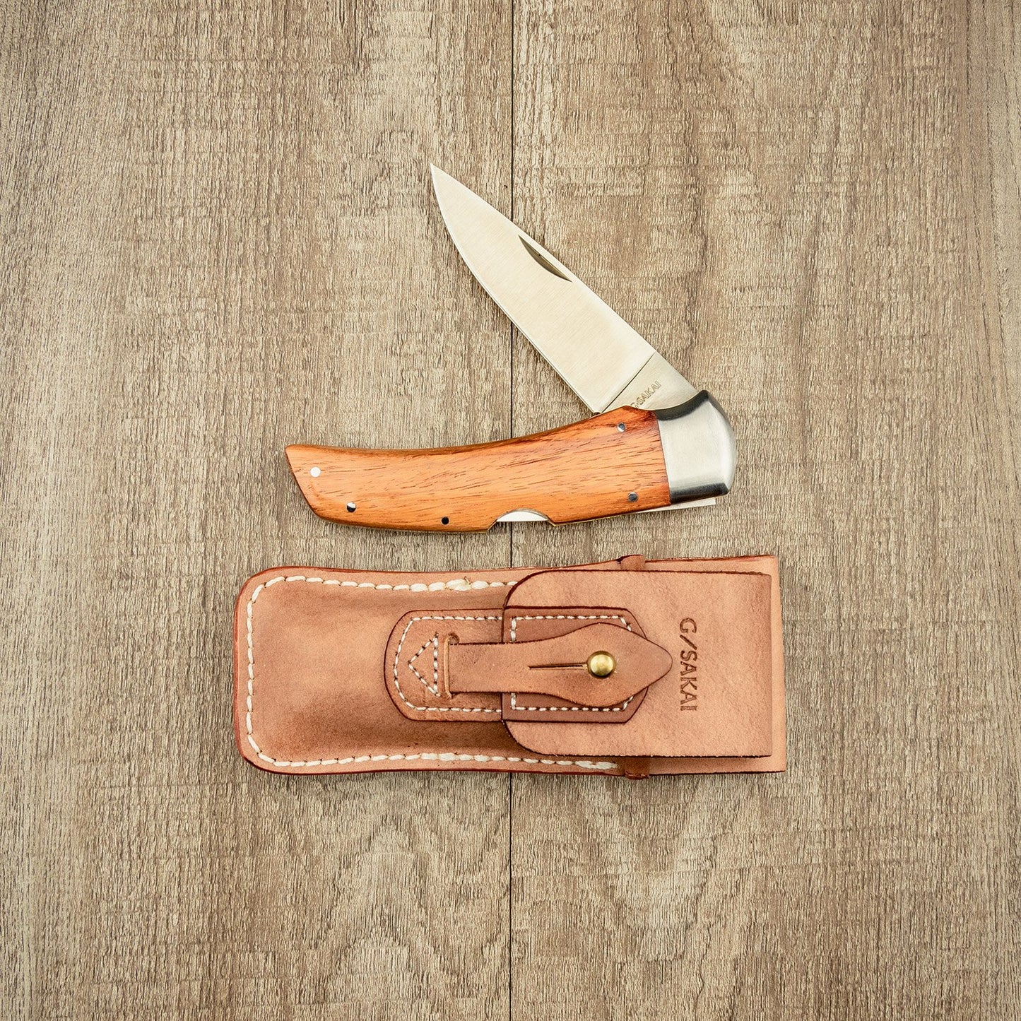 G.SAKAI New Folding Hunter 90mm from Seki Kanetsune