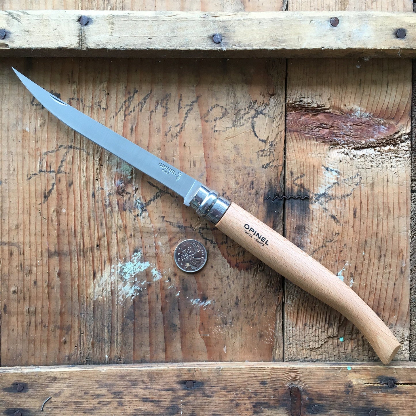 Opinel Inox No. 15 Folding Flexible Fillet Knife from Opinel
