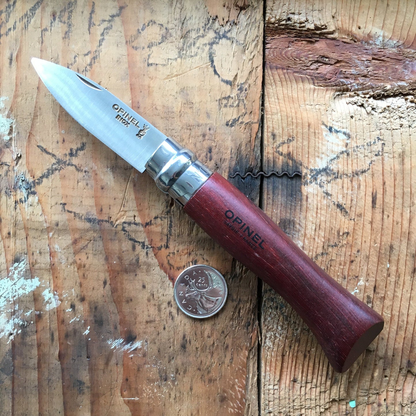 Opinel Inox No.09 Oyster and Shellfish Folding Knife from Opinel