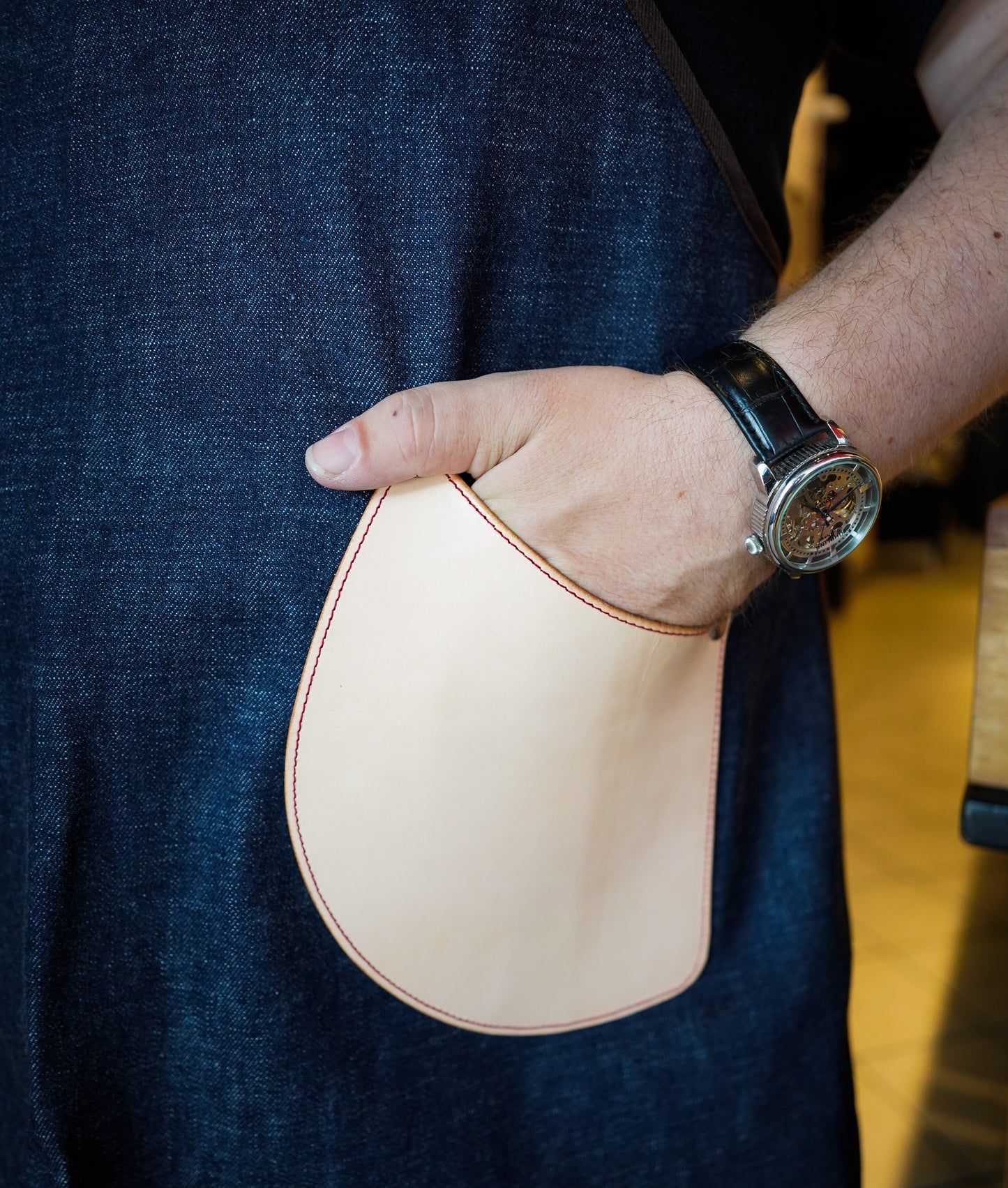 West Japan Tool Okayama Denim Apron from West Japan Tools