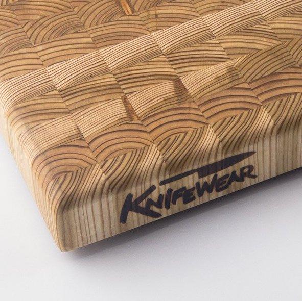 Larchwood Premium End Grain Medium Carving Board from Larch wood