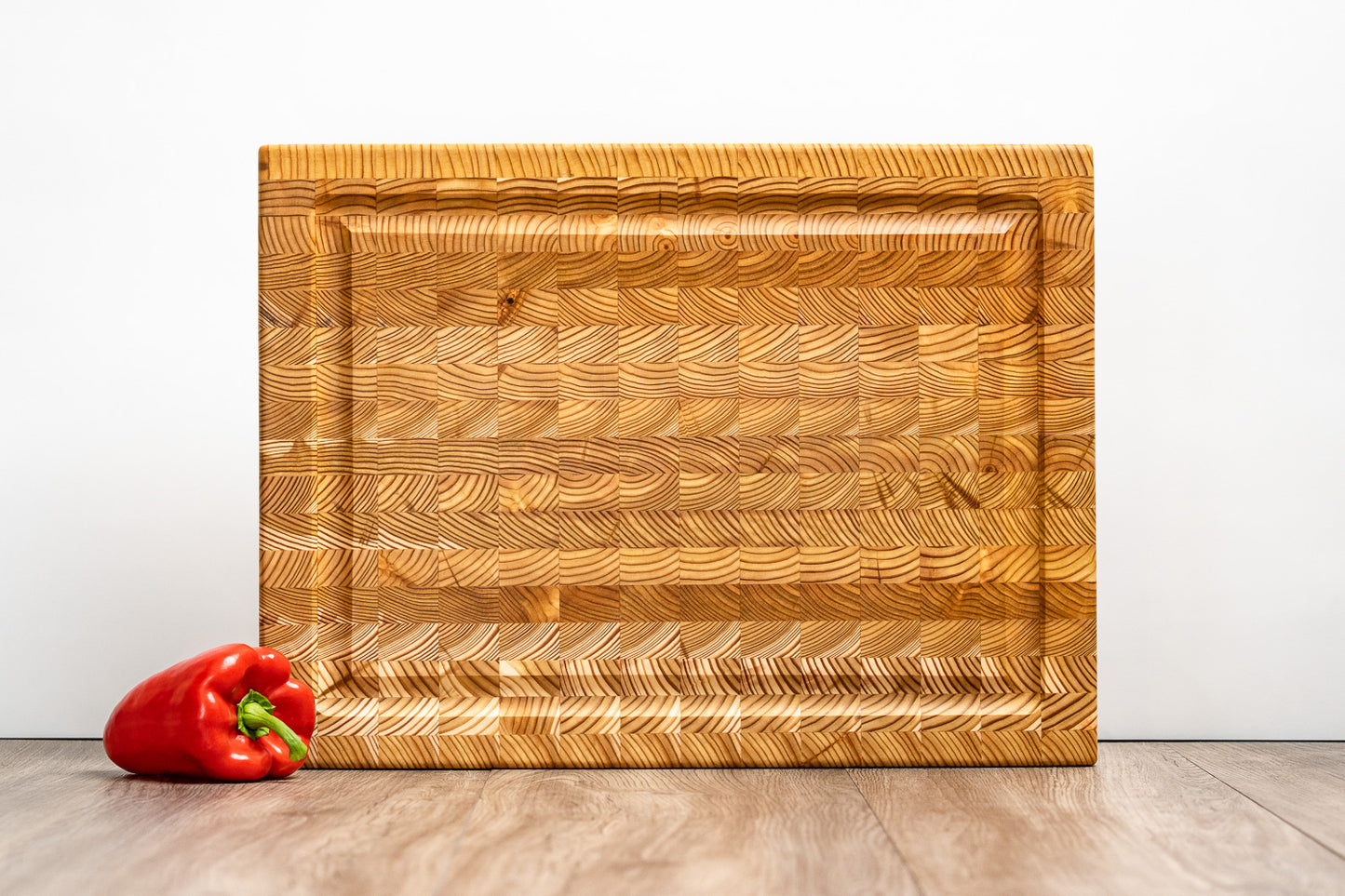 Larchwood Premium End Grain Medium Carving Board from Larch wood