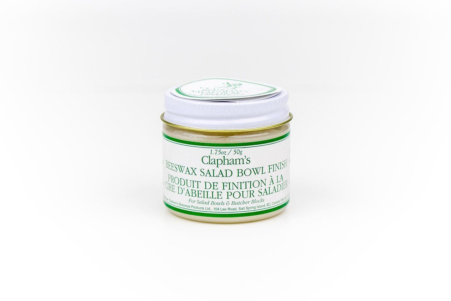 Clapham's Beeswax Salad Bowl Finish from Clapham