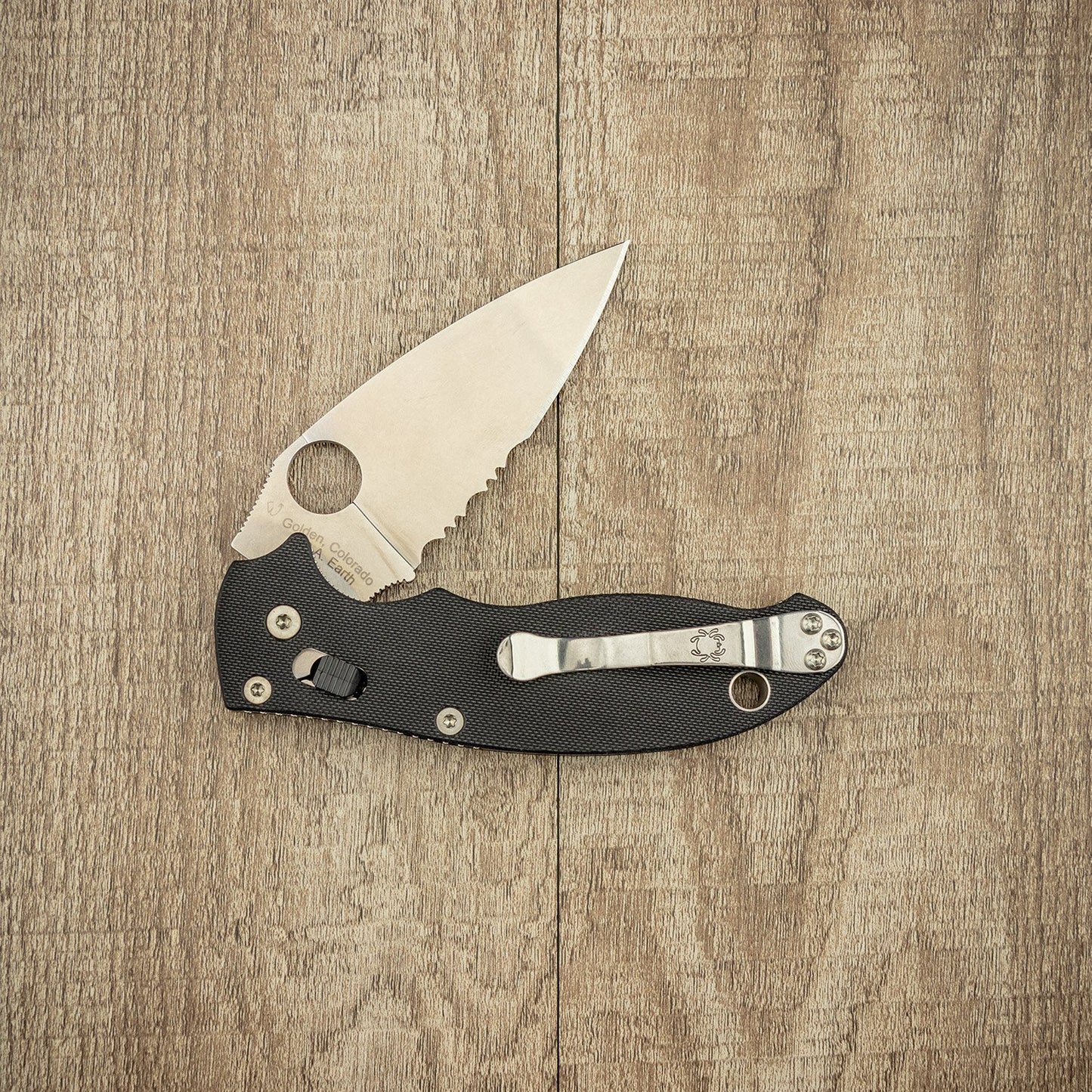 Spyderco Manix 2 G10 Black Folding Knife from Spyderco
