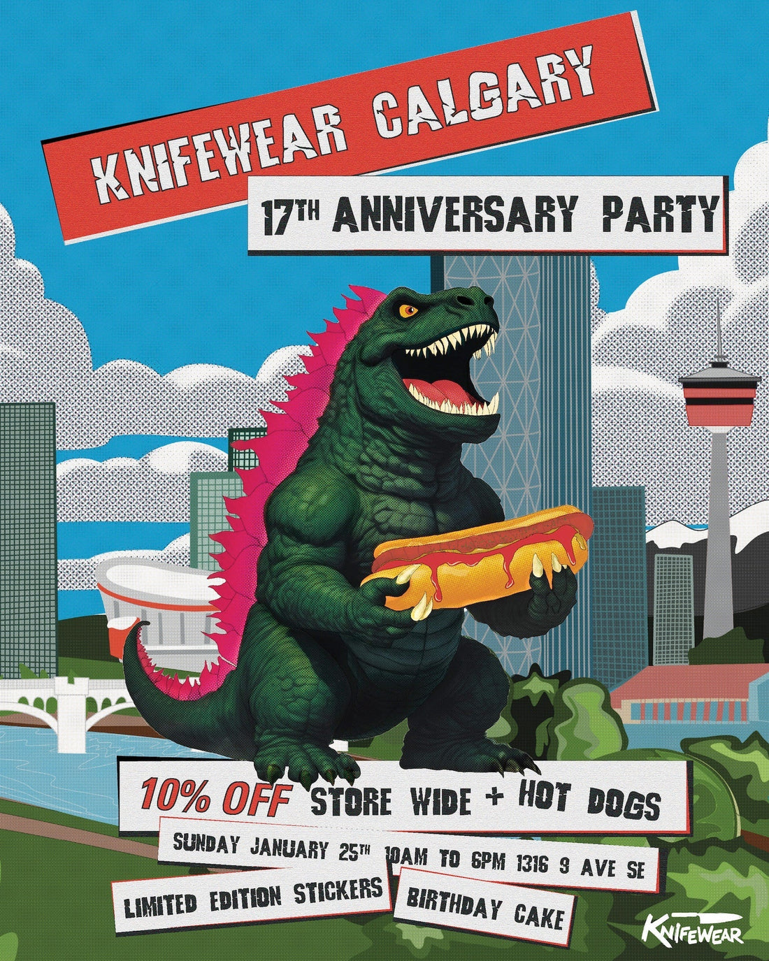 Knifewear Calgary 17th Birthday Party