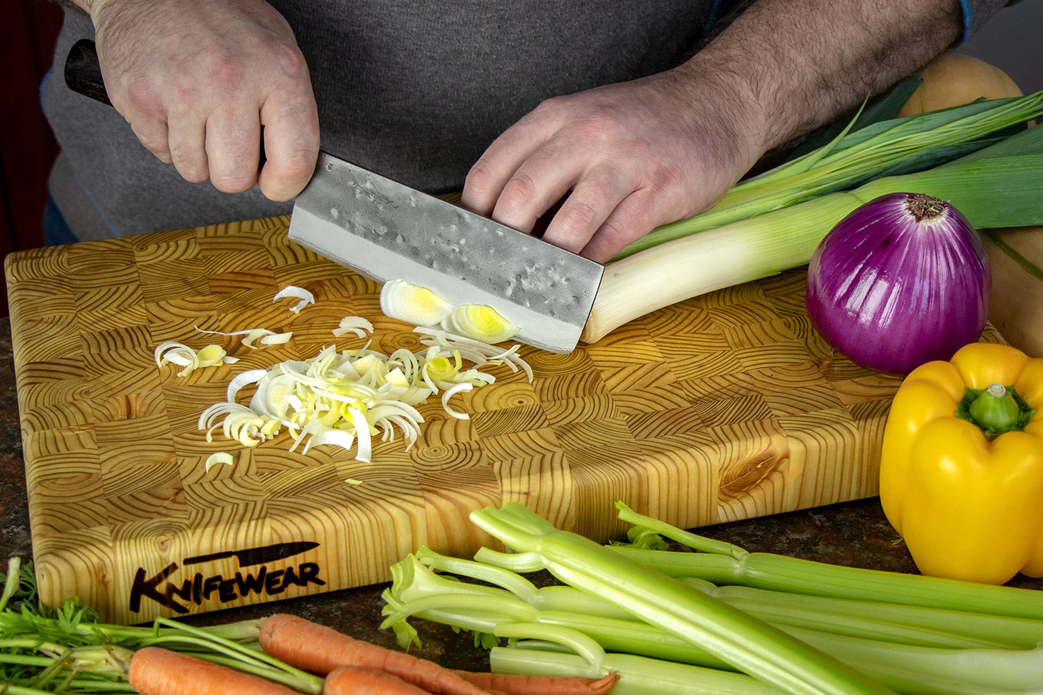 How to Use a Nakiri - Knife Skills 101 | Knifewear - Handcrafted Japanese  Kitchen Knives