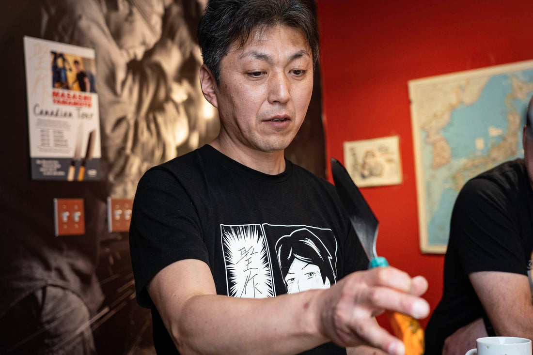 Masashi Yamamoto Visits Knifewear Edmonton, June 20