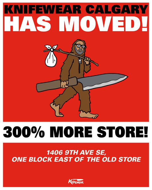 Knifewear Calgary has Moved, 300% More Store at 1406 9ave SE