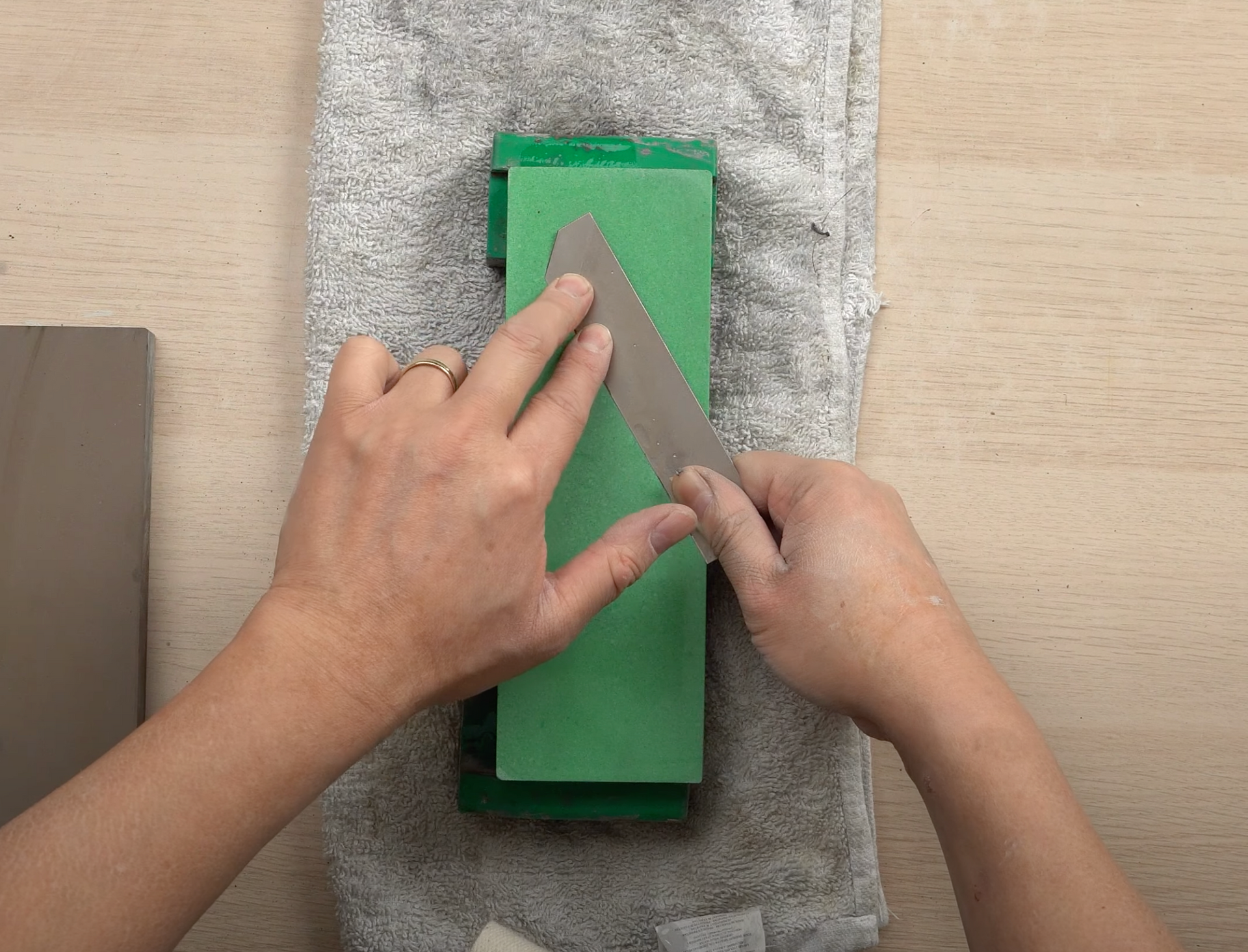 How to Sharpen a Mandoline Blade on Whetstones – Knifewear - Handcrafted  Japanese Kitchen Knives