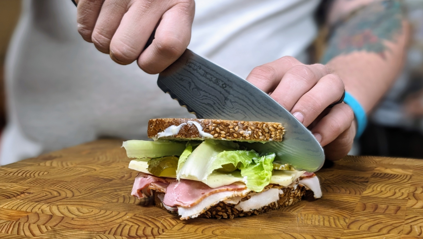 The Tojiro American Ultimate Utility or "The Sandwich knife"