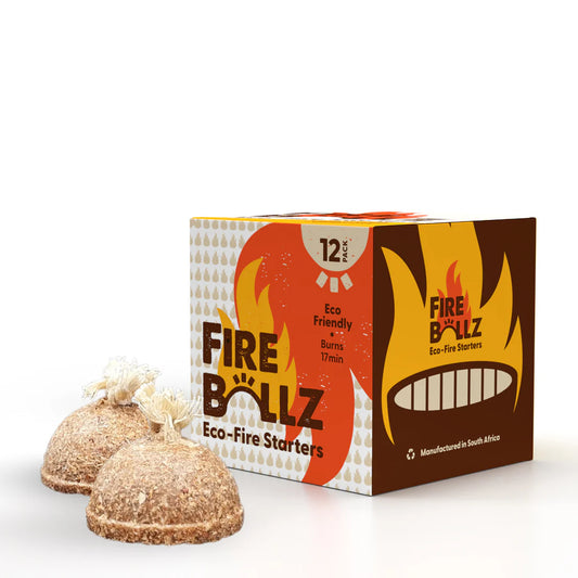 Fire-Ballz Eco-Fire & charcoal Starters, 12 Pack from Fire-Ballz