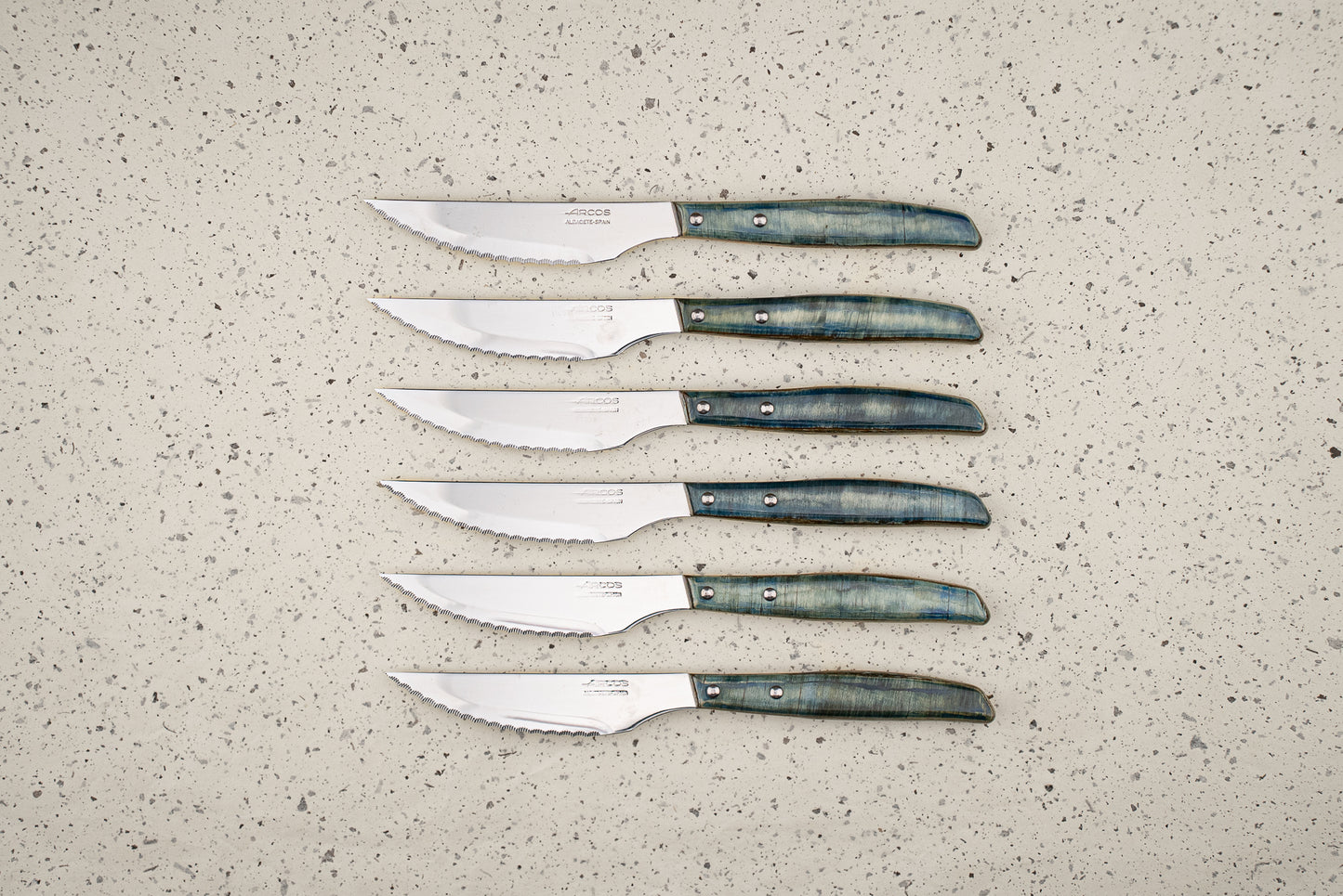 Arcos Poplar Steak 6 piece Knife Set