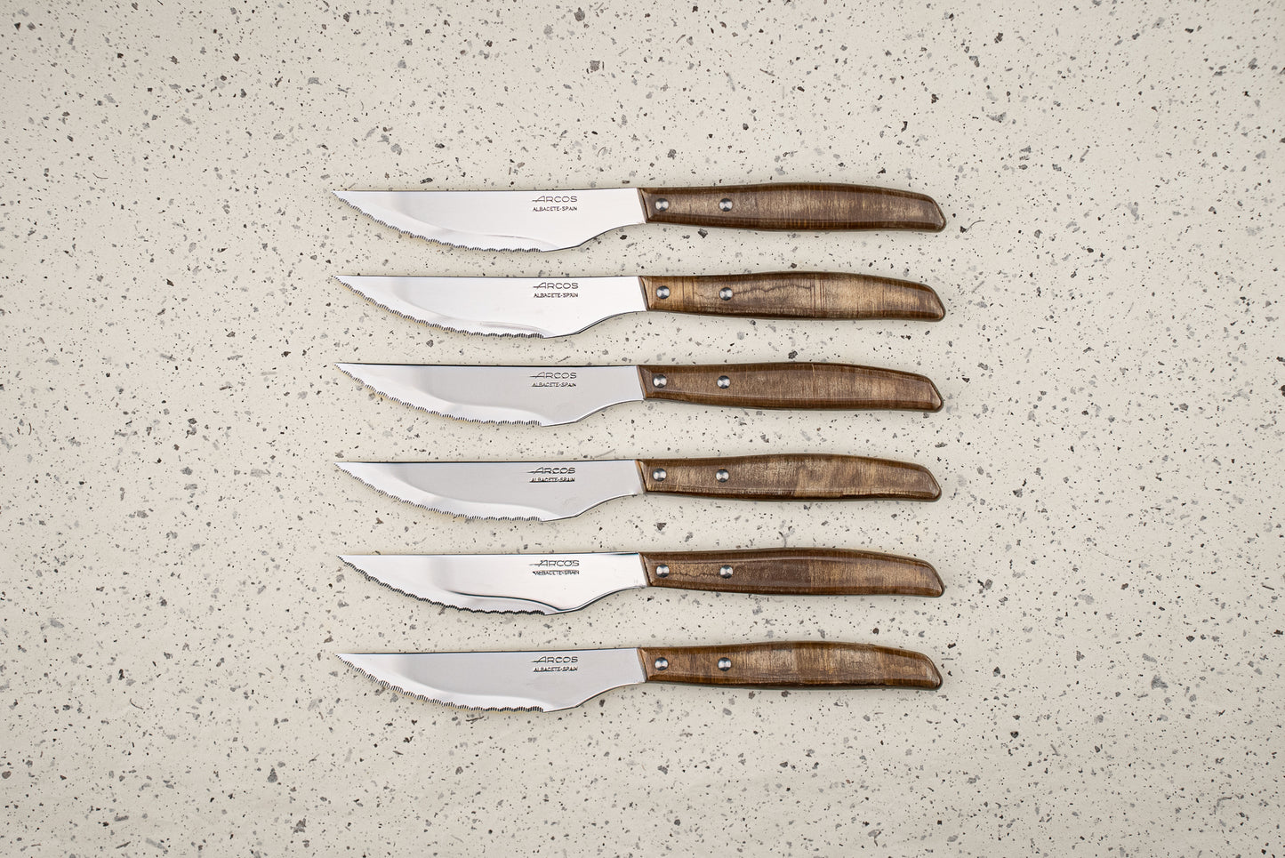 Arcos Poplar Steak 6 piece Knife Set