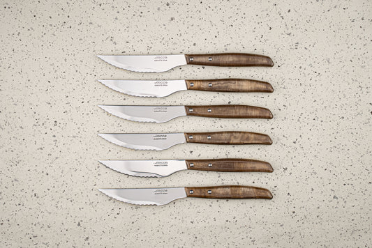 Arcos Poplar Steak 6 piece Knife Set