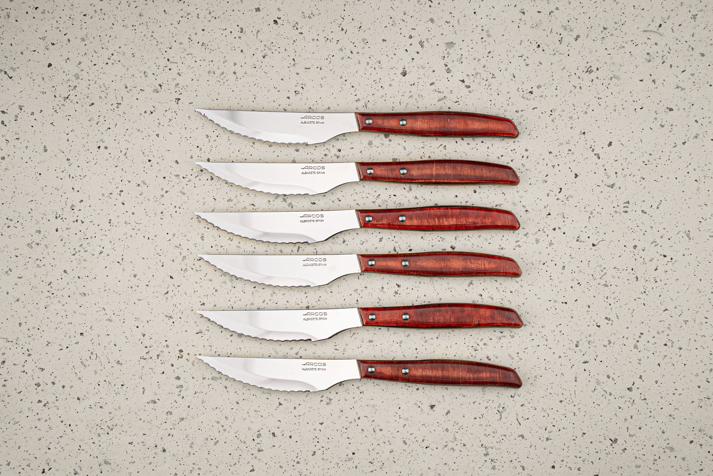 Arcos Poplar Steak 6 piece Knife Set