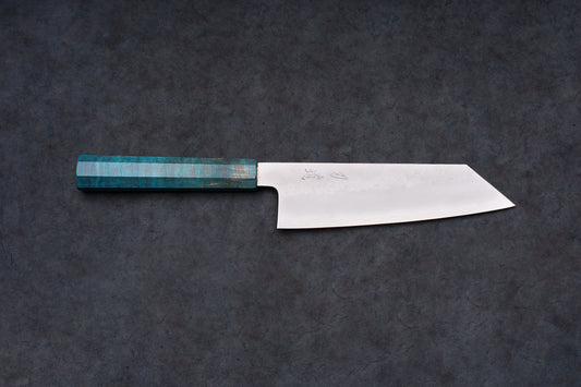 Blue Handle Hado Shiosai Bunka 180mm