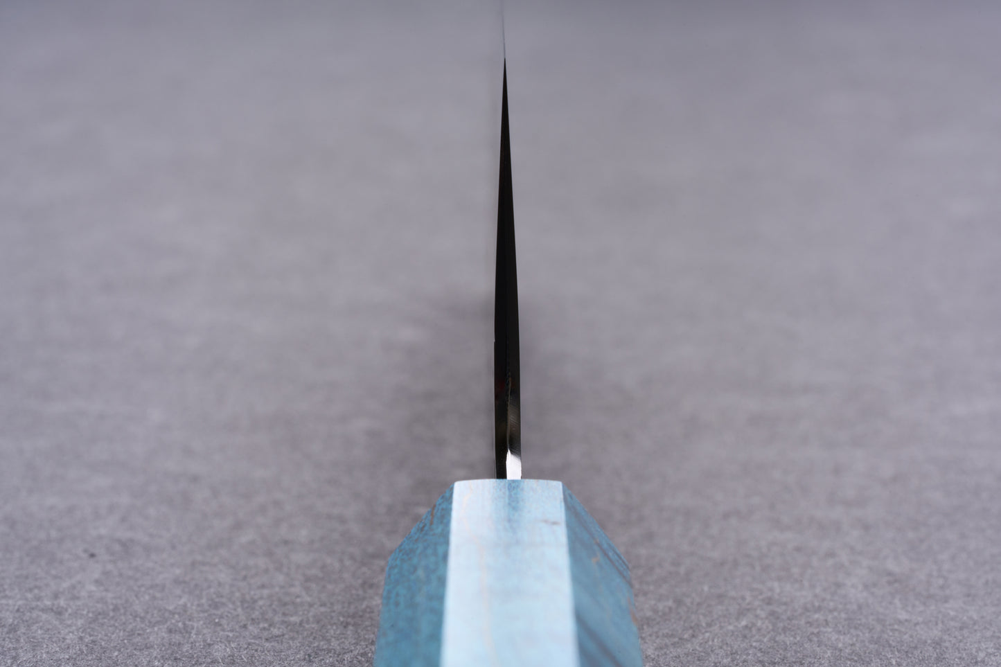 Blue Handle Hado Shiosai Bunka 180mm with Handpainted Saya Set