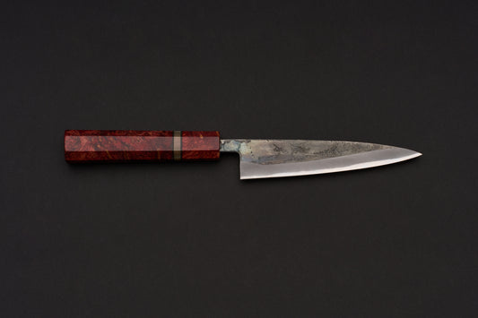 Couteau de chef Fujimoto Kurouchi-Forged Petty 135 mm avec manche personnalisé