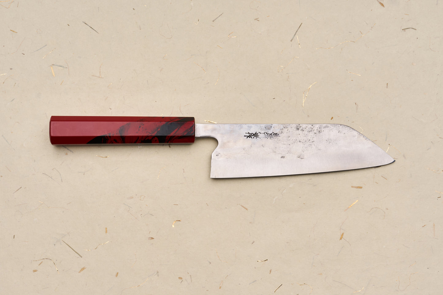 Custom Handle Fujiwara Maboroshi Wa Santoku 165mm