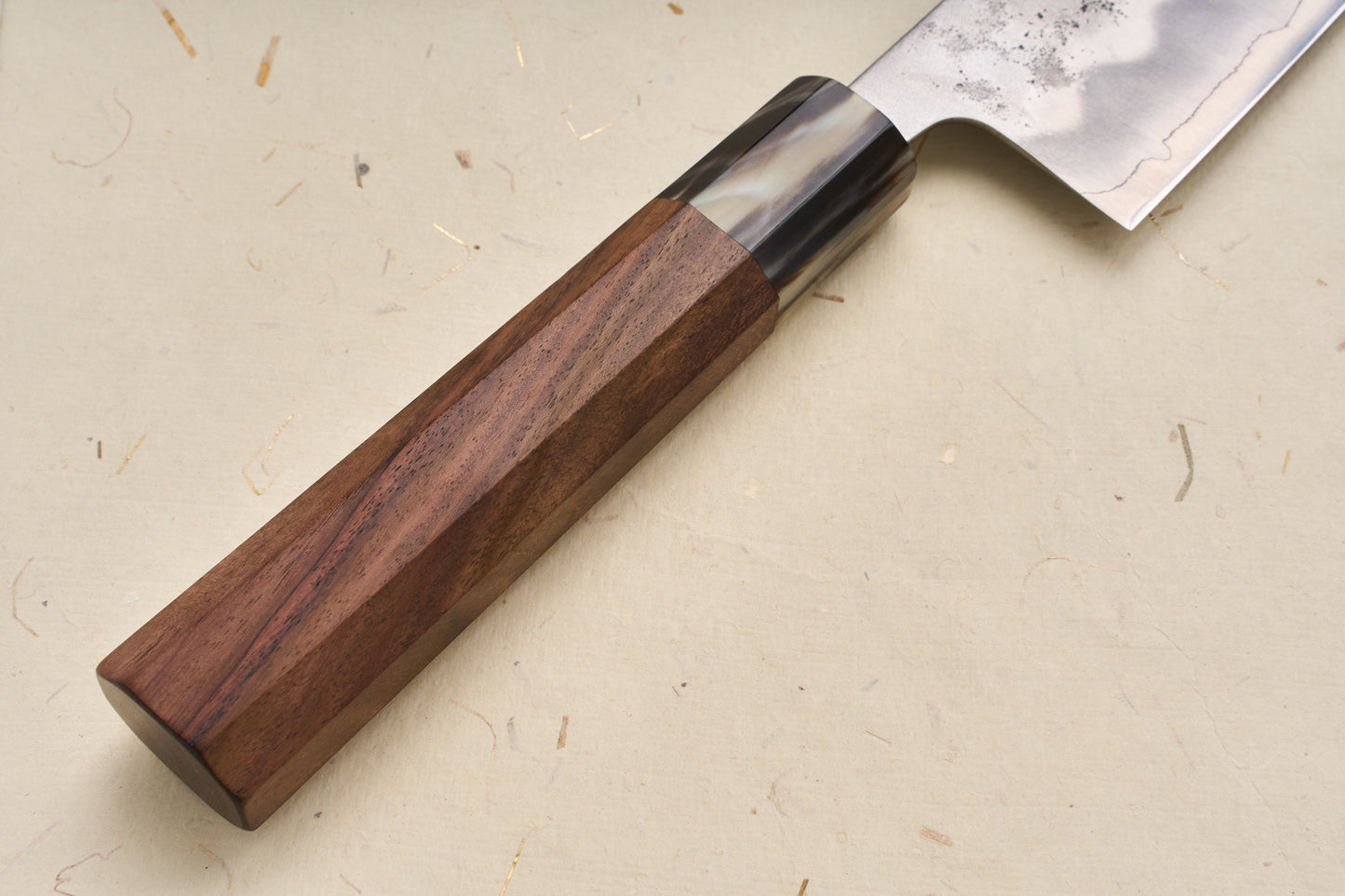 Custom Handle Haruyuki Kokuto Santoku 165mm