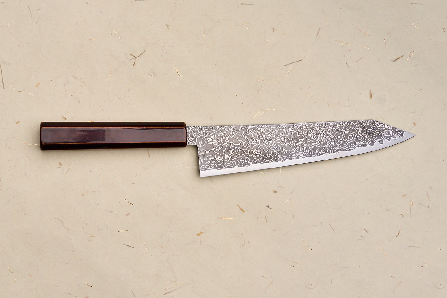 Custom Handle Hatsukokoro Ryuhyo SG2 Damascus Kiritsuke Gyuto 210mm